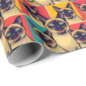 Siamese kat inpakpapier (Rol Hoek)