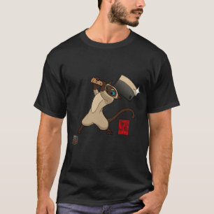 Siamese Kat Kan Hakken T-shirt