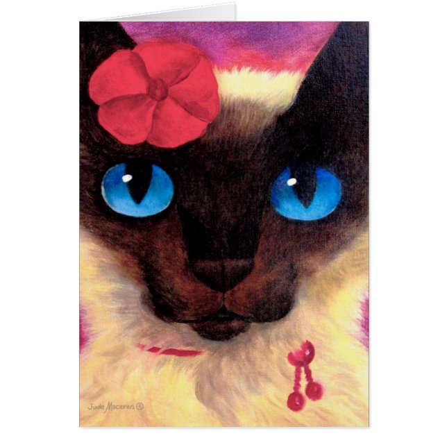 Siamese kat kattenvoer schilderen - Multi (Voorkant)