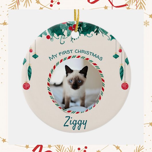 Siamese kat keramisch ornament