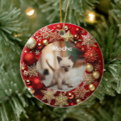 Siamese kat keramisch ornament