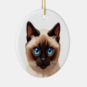 Siamese kat keramisch ornament (Rechts)