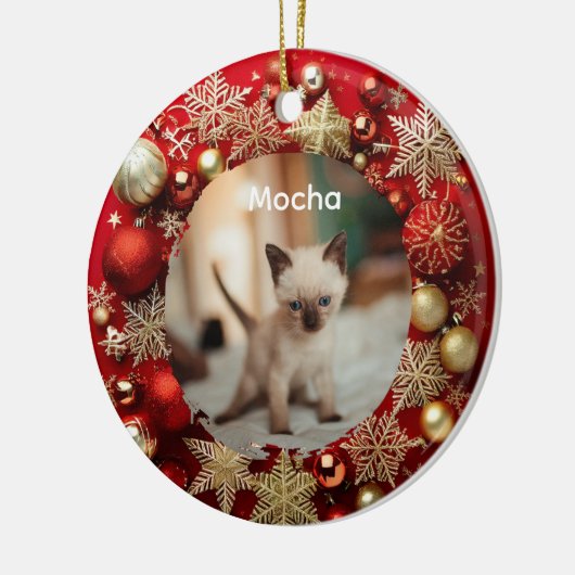 Siamese kat keramisch ornament (Links)