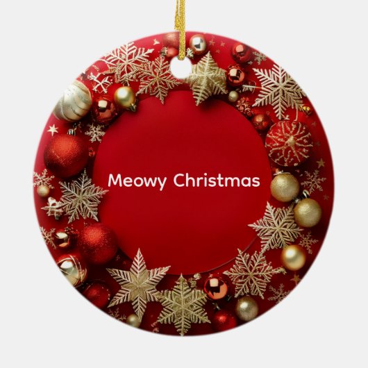 Siamese kat keramisch ornament (Achterkant)