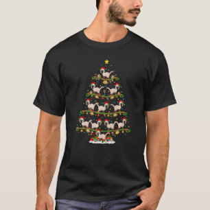Siamese Kat Kerstman Siamese Kat Kerstboom T-shirt