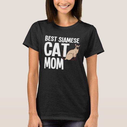 Siamese Kat Kittens Eigenaar T-shirt (Voorkant)