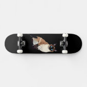 Siamese kat kunst elektrische blauw-oyed kat liefh persoonlijk skateboard (Horizontaal)