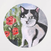 Siamese kat labels (Design 2)