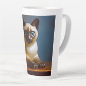 Siamese Kat Latte Mok (Rechterhoek)