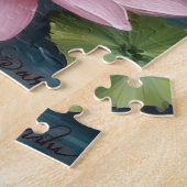 Siamese Kat Lotusvijver Kunst Legpuzzel (Zijkant)