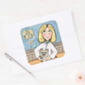 Siamese Kat Lover's Happy Veterinary Stickers (Envelop)