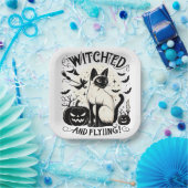 Siamese kat magie: betoverd en gratis papieren bordje (Feest)