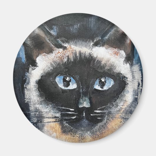 Siamese kat magneet (Voorkant)