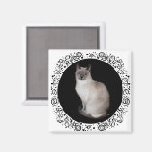 Siamese Kat Magneet (Voorkant / Achterkant)