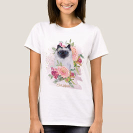 Siamese kat mam Pet Lover Happy Mothers Day T-shirt