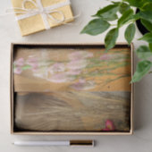 Siamese kat met bloemen ontkoppeling tissuepapier (Geschenk)