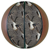 Siamese kat met luipaard — Wilde dierenvlekken afd Basketbal (Verticaal)