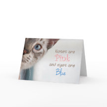 Siamese Kat met Moederdag van de Neus van Blauwe