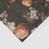 Siamese kat met roze bloemen Decoupage Tissuepapier (Detail)