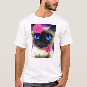 Siamese kat met ventilator T-shirt