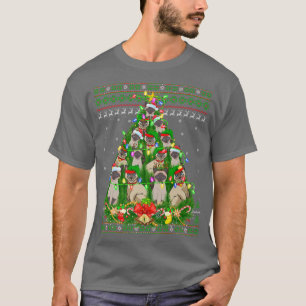 Siamese kat met wielverlichting - Siamese kat Ugly T-shirt