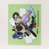 Siamese Kat Mischief Fantasy Legpuzzel (Verticaal)