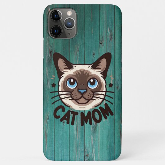 Siamese Kat Moeder Moederdag Gift voor Feline Lief Case-Mate iPhone Case (Achterkant)