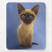 Siamese kat mousepad muismat (Voorkant)