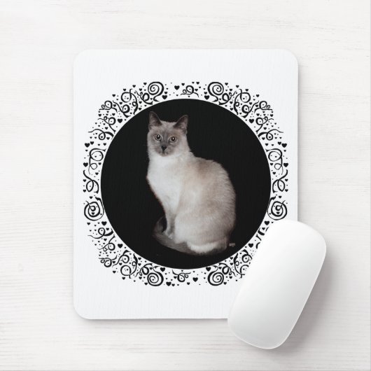 Siamese Kat Muismat (Met muis)