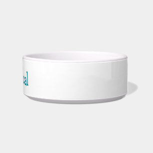 Siamese Kat Name Voerbakje