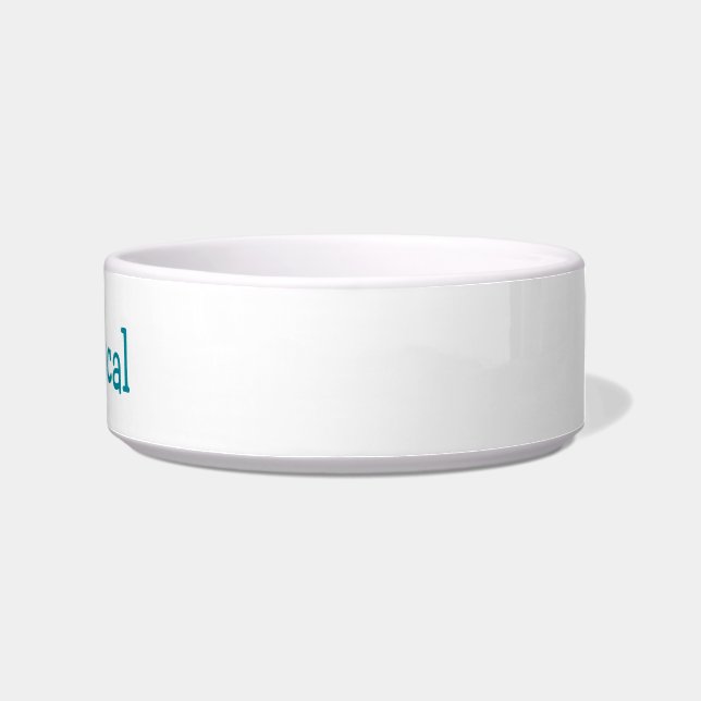 Siamese Kat Name  Voerbakje (Rechts)