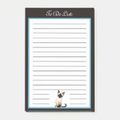 Siamese kat om te doen lijst post-it® notes (Voorkant)