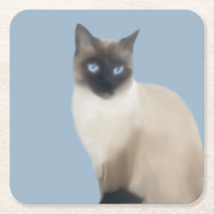 Siamese kat-Onderzetters Kartonnen Onderzetters