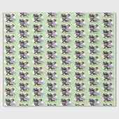Siamese kat onheil grappig cadeaupapier (Vlak)
