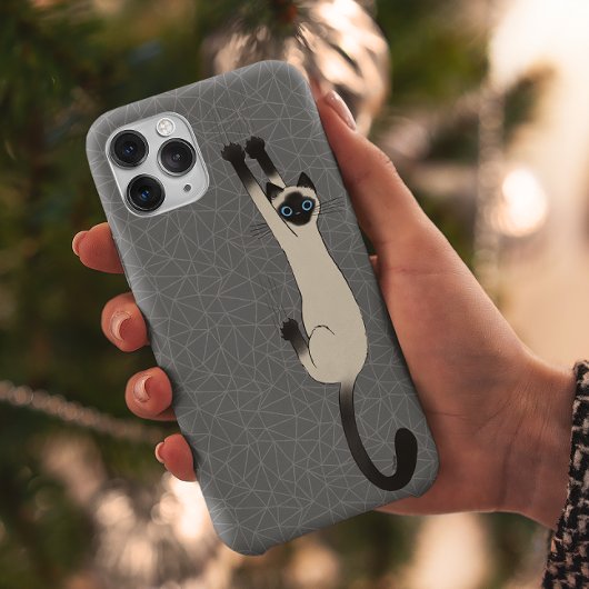 Siamese kat op | Funny Cat Case-Mate iPhone Case