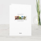 Siamese kat paashaas door Bihrle Kaart (Achterkant)