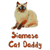 Siamese kat papa T-shirt