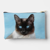 Siamese kat portret schilderen Schattigee originel Etui (Achterkant)