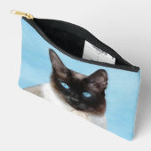 Siamese kat portret schilderen Schattigee originel Etui (Open)