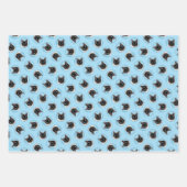 Siamese kat portret schilderen Schattigee originel Inpakpapier Vel (Voorkant)