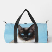 Siamese kat portret schilderen Schattigee originel Plunjezak (Voorkant)