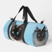 Siamese kat portret schilderen Schattigee originel Plunjezak (Rechterhoek)