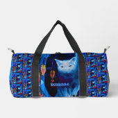 Siamese kat Posing Abstract gepersonaliseerd Plunjezak (Voorkant)