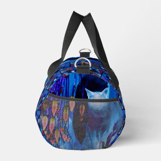 Siamese kat Posing Abstract gepersonaliseerd Plunjezak (Rechts)