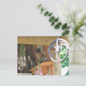 Siamese kat Posing Animal Photography Briefkaart # (Staand voorkant)