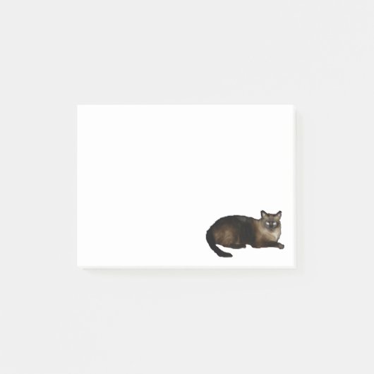 Siamese kat Post-it® notes 4 x 3 (Voorkant)
