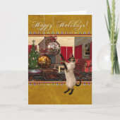 Siamese Kat - prettige feestdagen (plural:) (Voorkant)