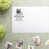 Siamese Kat Return-adres Rubberstempel