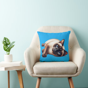 Siamese kat, Schattigee blauwogige katachtige Kussen
