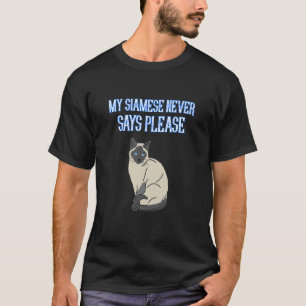 Siamese Kat Siamese Kat Dames Siamese Kat T-shirt